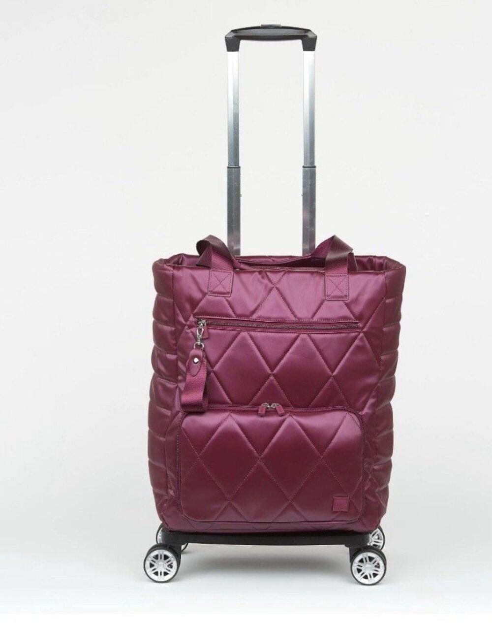 IHKWIP The On-a-Roll Convertible Roller Tote - Metallic Merlot